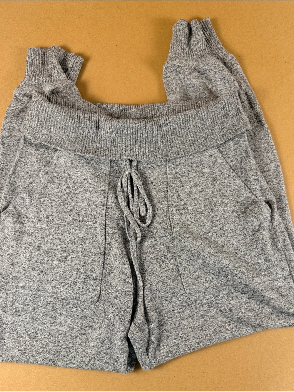 Aerie Real Soft Lounge High Waist Jogger Gray Sweater Pants Women M - Picture 4 of 8